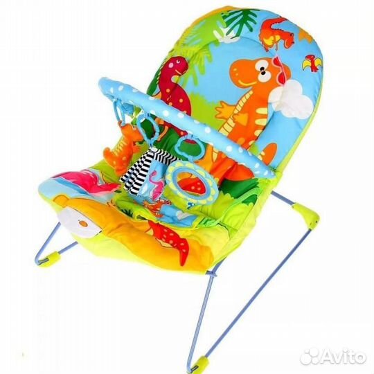 Шезлонг с вибрацией новый