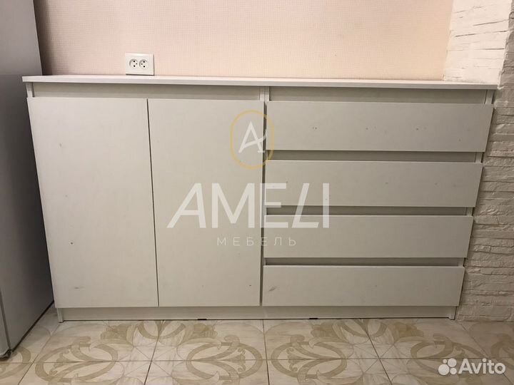 Комод белый в стиле икеа
