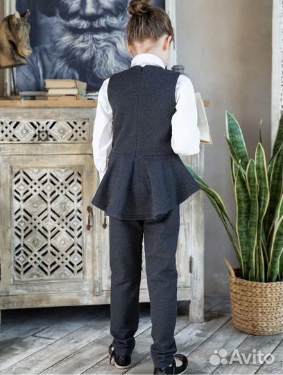Школьная форма серая 128 134