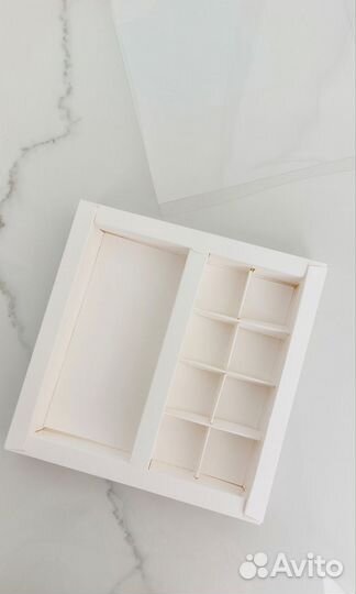 Коробки для шоколадной плитки и конфет 10 шт