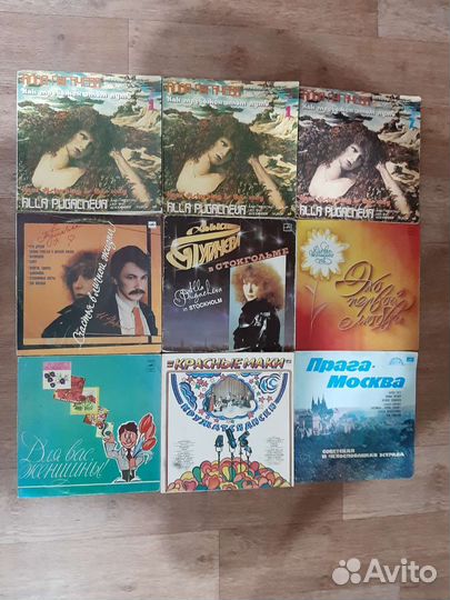 Виниловые пластинки разные