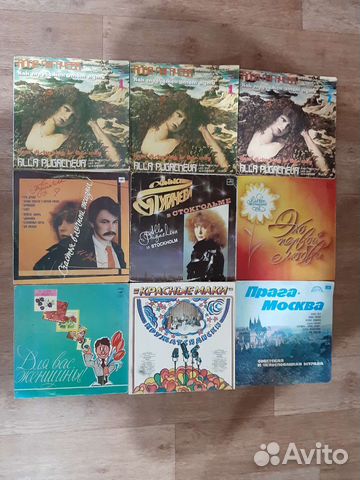Виниловые пластинки разные