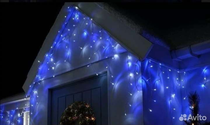 Гирлянда уличная бахрома
