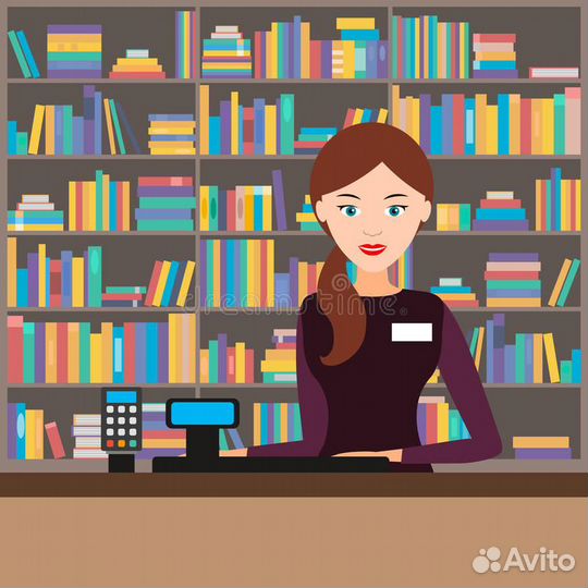 Продавец в книжный магазин Библио Глобус