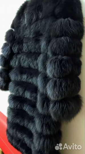 Жилетка женская из меха песца