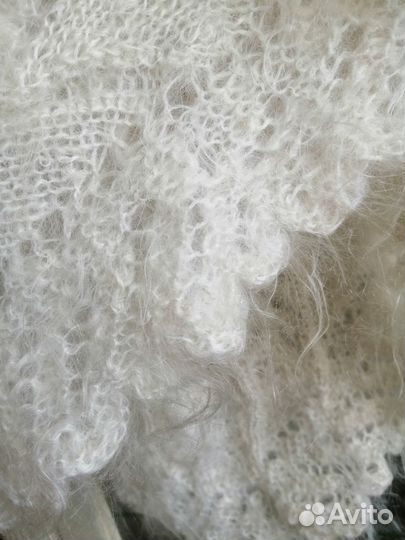 Новый платок шаль 100проц.козий пух ручная работа