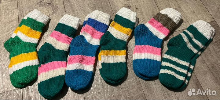 Носки шерстяные вязаные(взрослые)