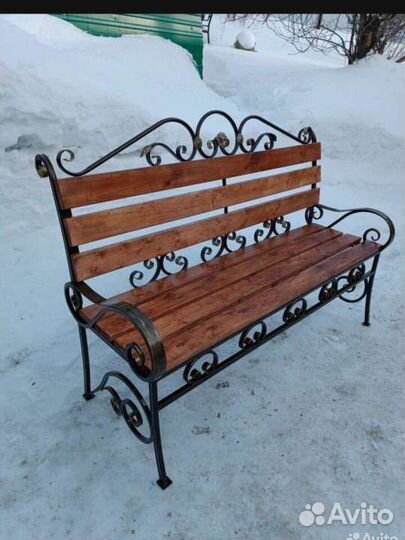 Скамейка кованая