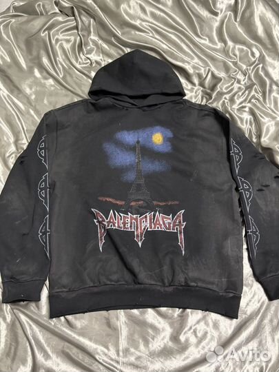 Худи balenciaha paris moon