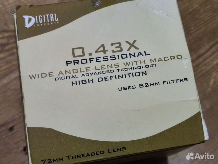 Digital Concepts 0.43x макро насадка на объектив