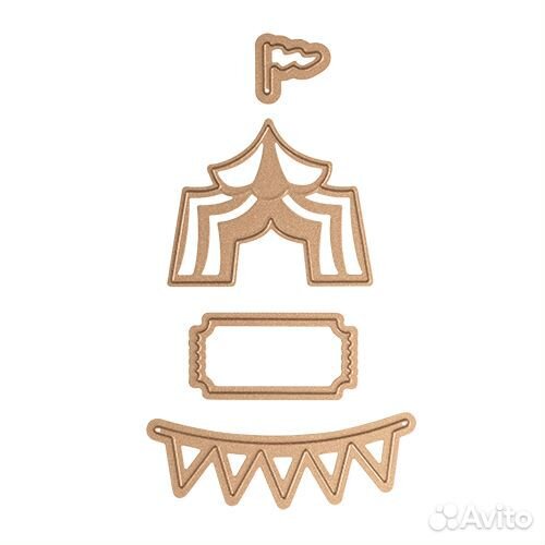 Набор ножей Spellbinders Shapeabilities Die D-Lit