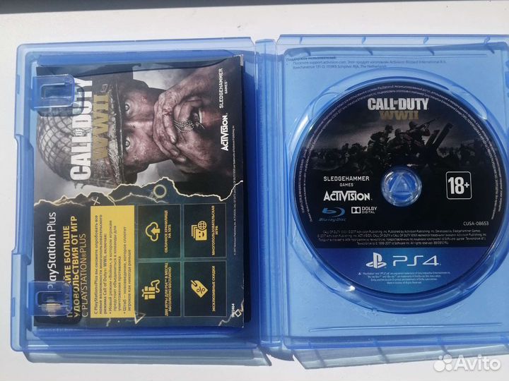 Игра для приставки ps4 Call of duty WW2