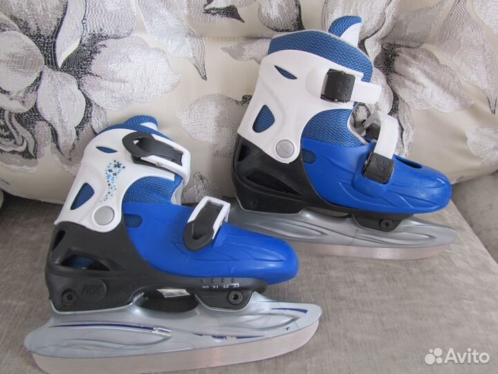 Коньки роликовые 31-34разм + коньки ледовые 30-33р