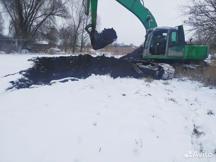 Услуги гусеничного экскаватора