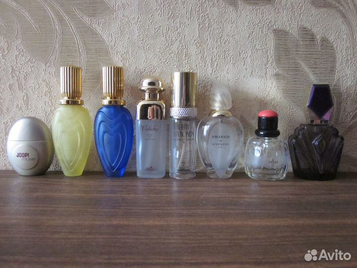 Пустые флаконы для коллекционирования