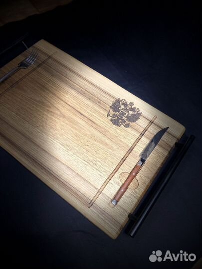 Подарочный поднос из массива дуба