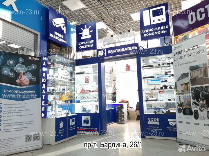 Комплект видеонаблюдения для магазина