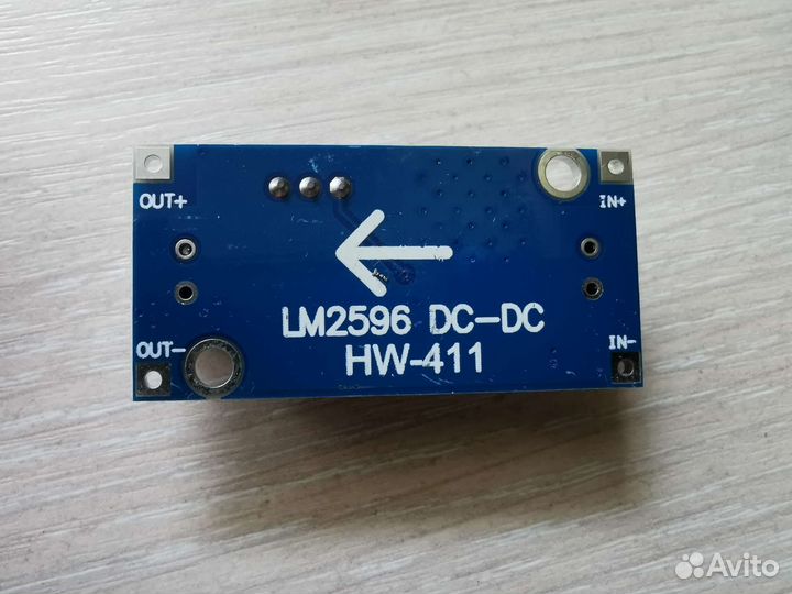 Регулируемый понижающий модуль LM2596