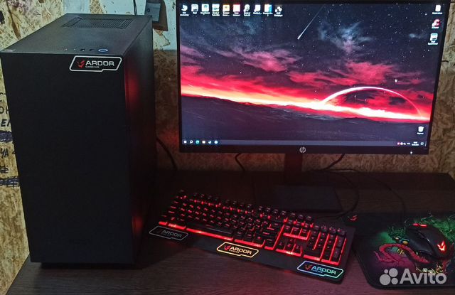 Игровой пк razen 5 3600 rx 5700 8gb купить в Москве | Электроника | Авито