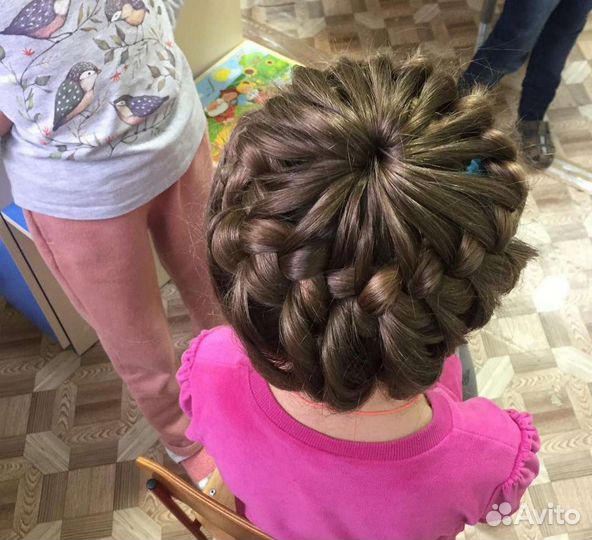 Плетение кос к школе