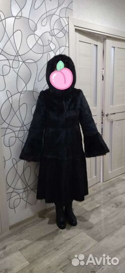 Шуба из бобрика Р 46