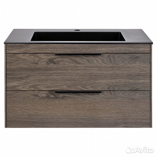 Тумба под раковину Chiara 2D 800 подвесная, 2 вык