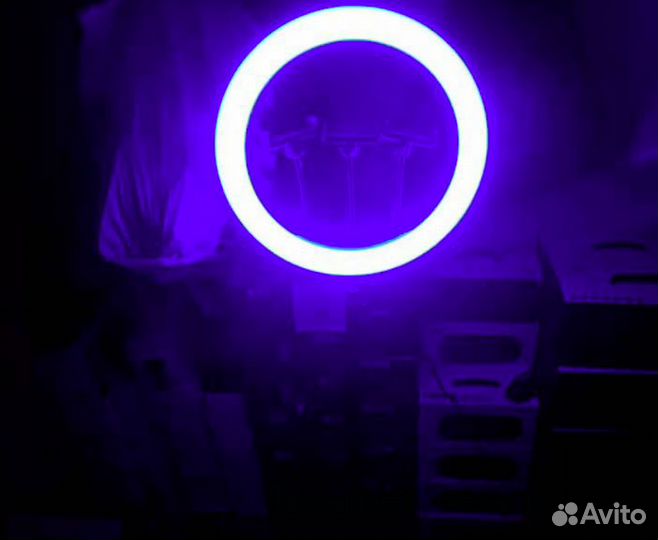 Кольцевая Лампа Цветная + 25 Режимов + Штатив