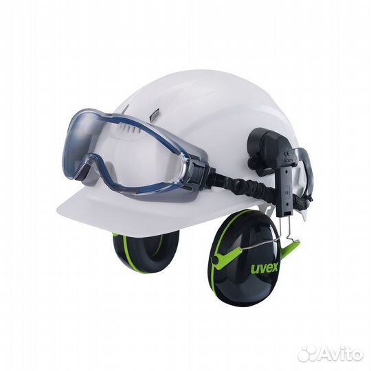 Наушники противошумные uvex K1H SNR 27 дБ на каску