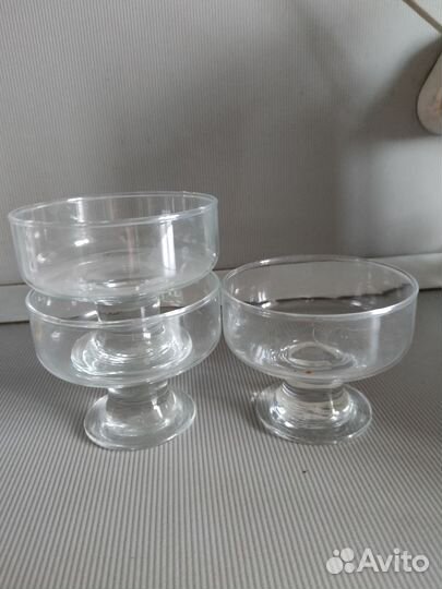 Бокалы, рюмки, салатницы