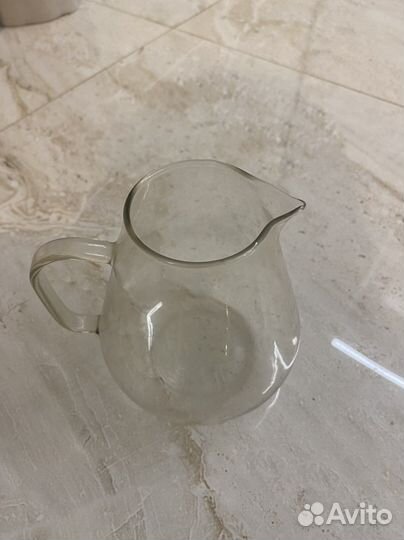 Молочник стеклянный