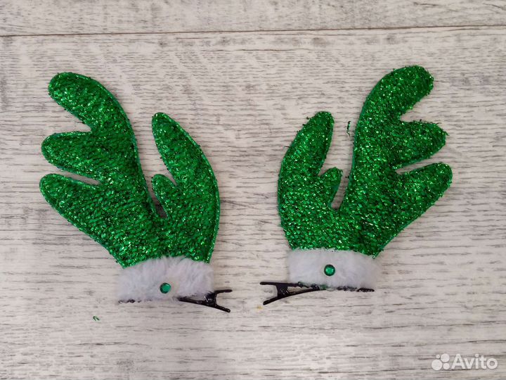 Заколки оленьи рожки