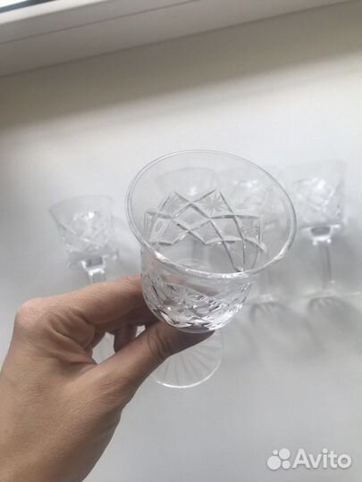 Хрустальные бокалы для шампанского