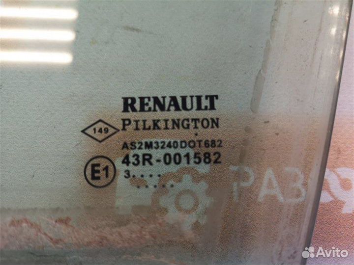 Стекло двери переднее левое Renault Laguna X74