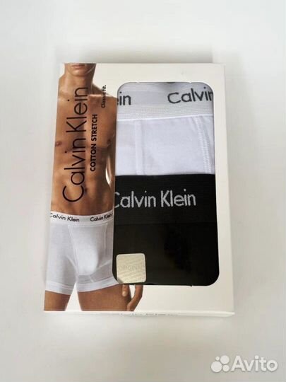 Трусы мужские боксеры calvin klein набор 2 штуки