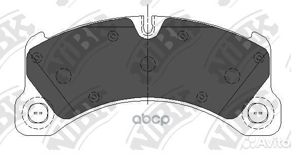 Колодки porsche panamera, touareg 09- PN35001