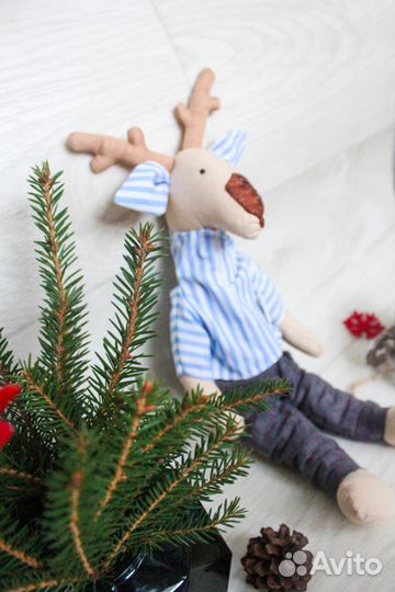 Олень тильда. Новогодний олененок