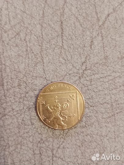 Монеты СССР 20 копеек, монета TWO pence, 2 евро