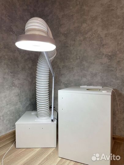 Мини вытяжка для маникбра и педикюра2100м/ч турбо