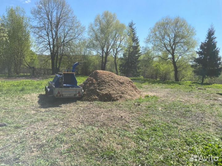 Измельчитель веток. Аренда. Дробилка