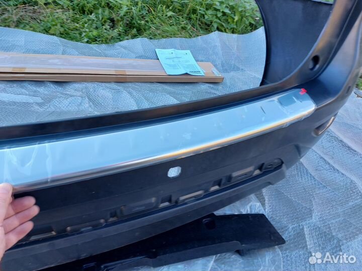 Накладка бампера Nissan Pathfinder R52 2014-20