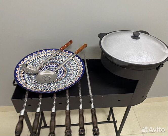 Мангал+печь под Казан 10