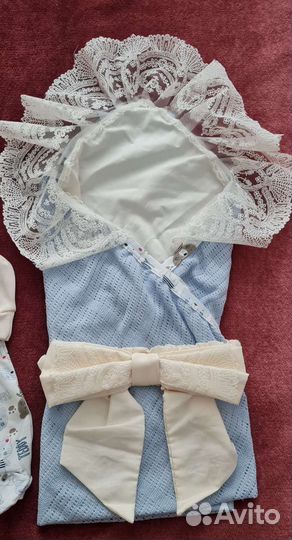 Конверт на выписку для мальчика летний