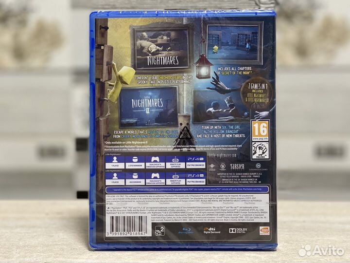 Little Nightmares 1 & 2 (Новая) для Sony Ps4 / Ps5