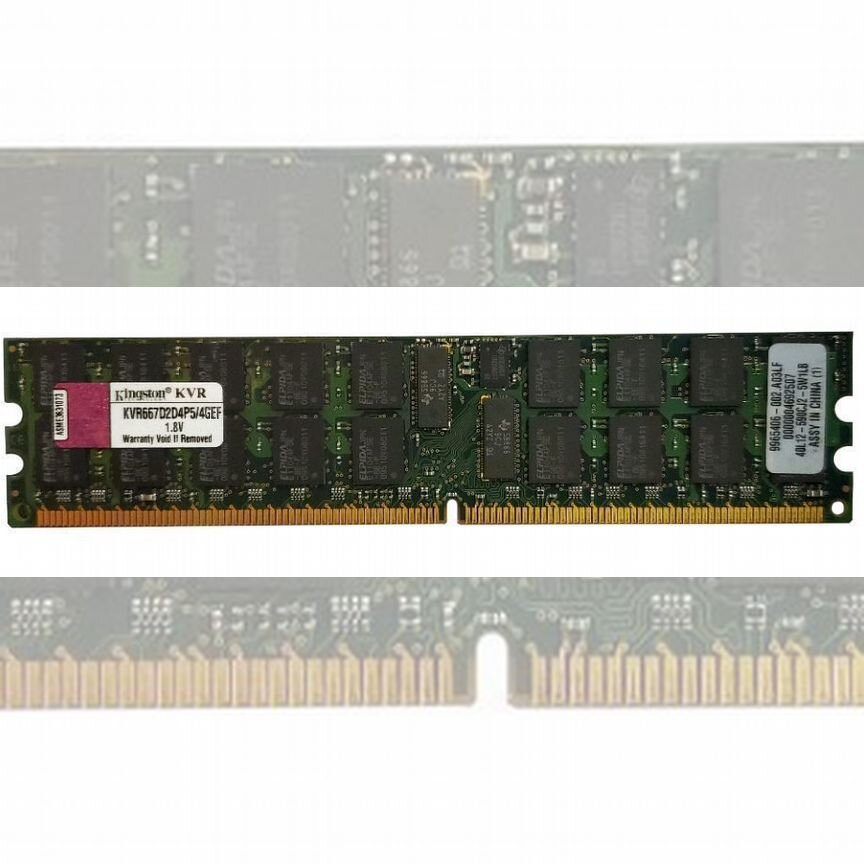 [KVR667D2D4P5/4GEF] Оперативная Память Kingston 4gb Kvr667d2d4p5/4gef