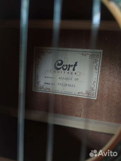 Классическая гитара с подключением Cort AC120CE OP