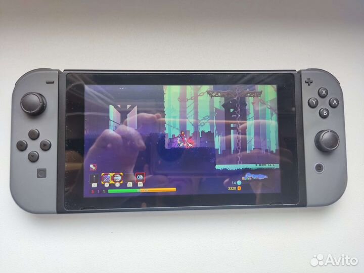 Nintendo switch 1rev прошитый + сд128 + игры