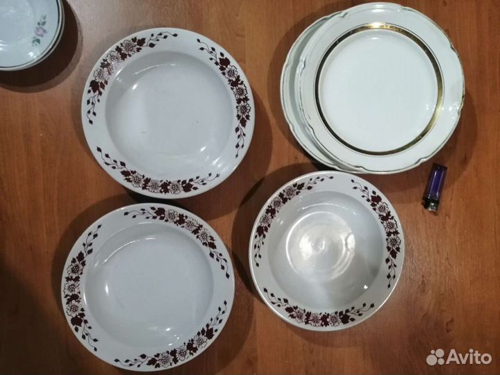 Салатники, блюда, тарелки суповые