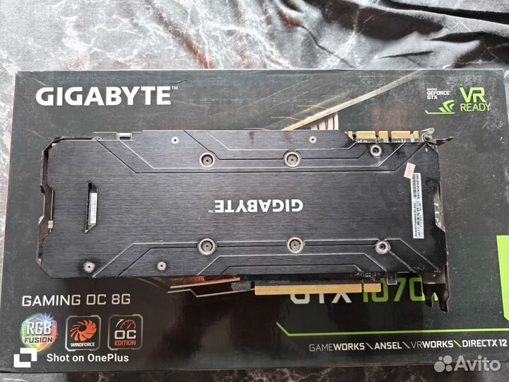 Видеокарта gigabyte gtx 1070 ti