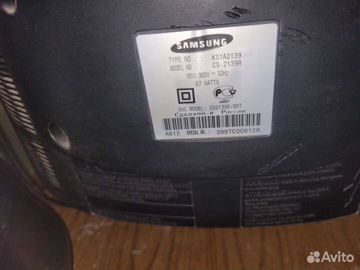 Телевизор samsung cs-2139r