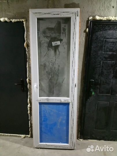 Двери металлопластиковые бу (размеры в описании)